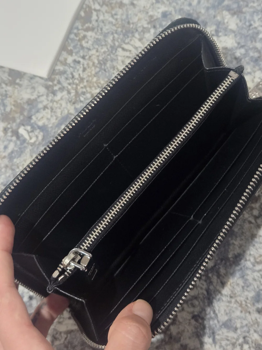 Prada black saffiano